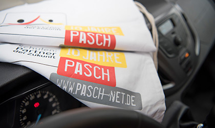 Das PASCH-Mobil tourt ab Februar durch ganz Deutschland. © PASCH/Cordula Flegel Das PASCH-Mobil tourt ab Februar durch ganz Deutschland.