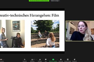 Vorstellung des Projekts der Deutschen Schule Prag beim Programmteil „Making Of!“