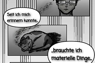 Ausschnitt des Comics in schwarz-weiß