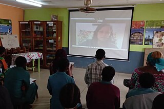 Online Treffen mit den Eltern