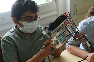 Teilnehmende des Robotik-Projekts © Goethe-Institut Alexandria, Foto: Mahmoud Youssef Teilnehmende des Robotik-Projekts