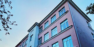 Gebäude des Gymnasiums Nr. 86 in Ufa