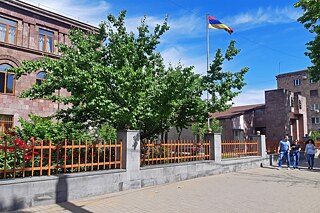 Gebäude der Oberschule Nr. 119 Benjamin Zhamkochyan in Eriwan