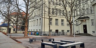 Gebäude des Hans-Erlwein-Gymnasiums in Dresden