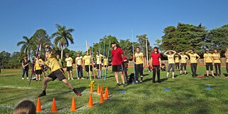 Sportfest 2021 am Colegio Privado Volendam