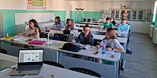 Biologieunterricht am Esikova gimnasija Simeon Radev