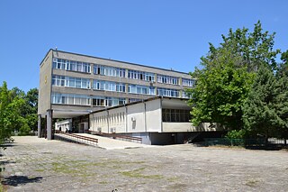Gebäude des V. Esikova gimnasija Joan Ekzarch