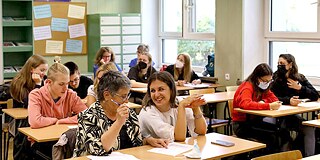 Unterricht an der privaten deutschen Schule WEDA