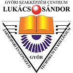 Logo der Győri SZC Lukács Sándor Mechatronikai és Gépészeti Technikum és Kollégium