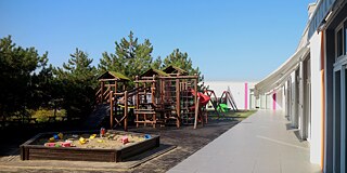 Spielplatz und Außengelände der ALKEV-Privatschulen