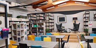 Bibliothek des Gimnazija Škofja Loka