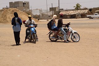 Taxi-Motorräder in Kaolack