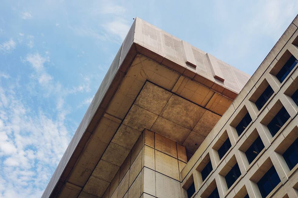 Das FBI-Gebäude in Washington, DC