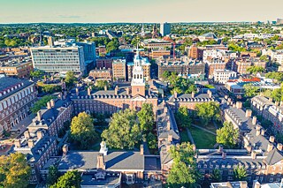 Lowell House at Harvard University in Cambridge USA