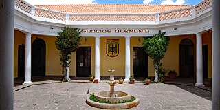 Gebäude des Colegio Boliviano Alemán Cardenal Maurer