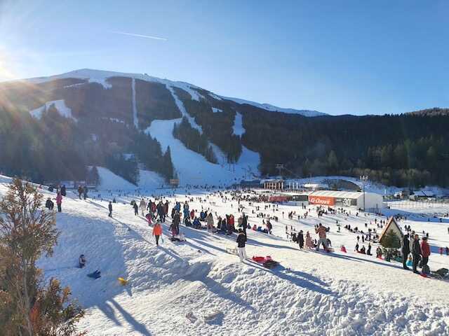 Ein sonniger Wintertag