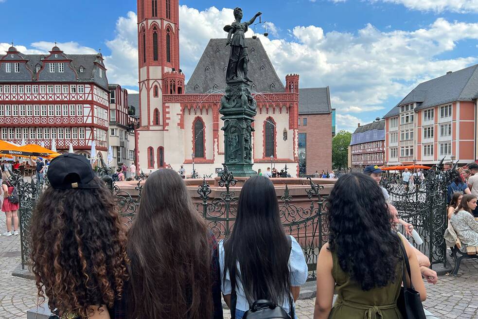 Unterwegs in der Frankfurter Altstadt