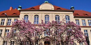 Gebäude des I Liceum Ogólnokształcące Kędzierzyn Koźle