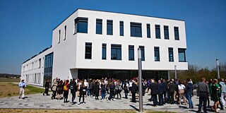 Das neue Gebäude der Srednja škola Čakovec