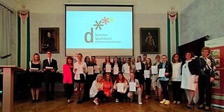 Schülerinnen und Schüler des IX Liceum Ogólnokształcące im. K. Libelta