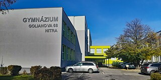 Gebäude des Gymnázium Golianova in Nitra