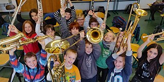 Bläserklasse am Gymnasiums Würselen