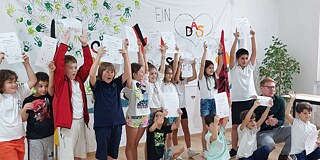 Schüler*innen an der Deutsch-Albanischen Schule in Tirana
