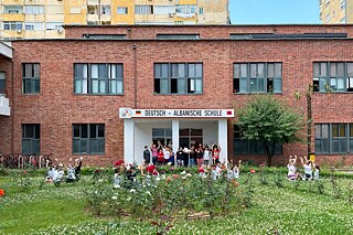 Gebäude der Deutsch-Albanischen Schule in Tirana