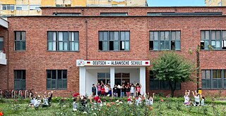 Gebäude der Deutsch-Albanischen Schule in Tirana