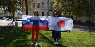 Schüler und Schülerinnen des Gimnazija Slovenj Gradec