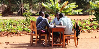 Unterricht an der One World Secondary School 