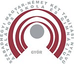 Logo des Szabadhegyi Magyar-Német Két Tanítási Nyelvű Általános Iskola és Gimnáziun