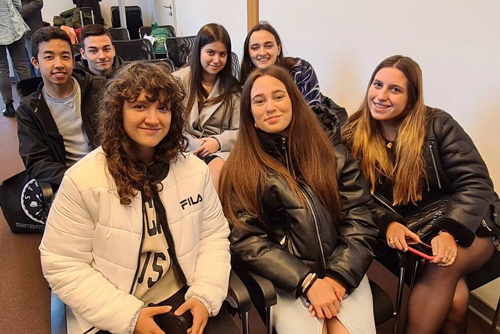 Schüler*innen des IES Garcilaso de la Vega