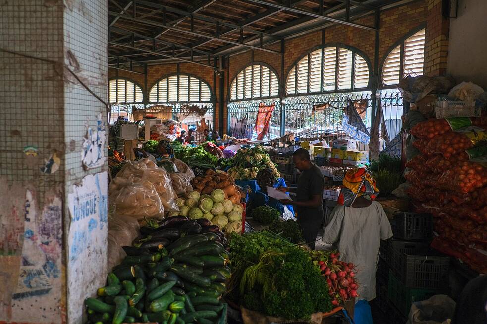 Marktszene im Senegal