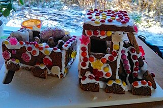 Ein bunter Lebkuchenzug