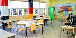 Klassenzimmer in der City School Sohag