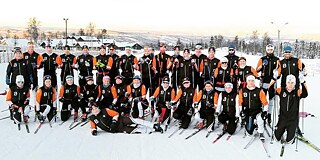 Gruppenbild Skilangläufer und Skilangläuferinnen