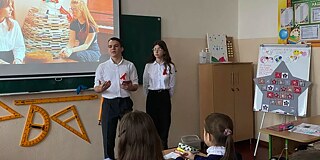 Unterricht am Schewtschenko-Lyzeums in Uschhorod