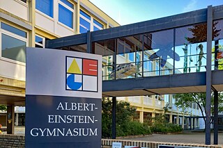 Gebäude des Albert-Einstein-Gymnasiums in Frankenthal