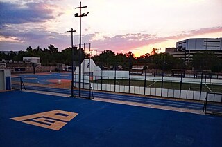 Sportplatz der Escuela Nacional Preparatoria Plantel