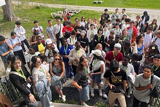 Jugendgruppe versammelt und startklar