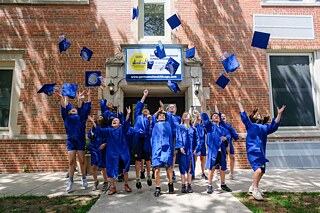 Schüler und Schülerinnen der 4. Klasse an der German International School Chicago