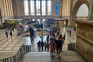 Halle im Leipziger Hauptbahnhof