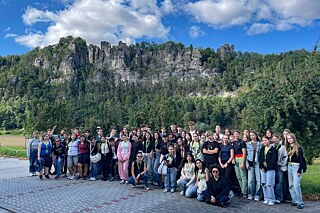 Gruppenfoto in der sächsischen Schweiz