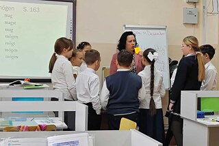 Unterricht am Schokan-Ualichanov Schul-Gymnasium