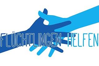 Schülerinenn und Schüler helfen Flüchtlingen