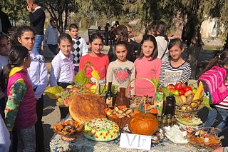 Schulveranstaltung im Herbst