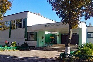 Gebäude des Gymnasiums Nr. 2 Pinsk