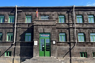 Gebäude der Hauptschule Nr. 25 in Gyumri
