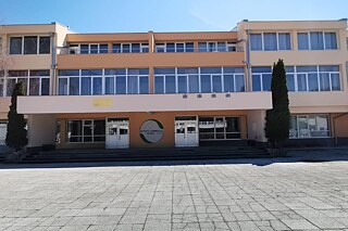 Gebäude des Vierten Gymnasiums llidža in Sarajewo